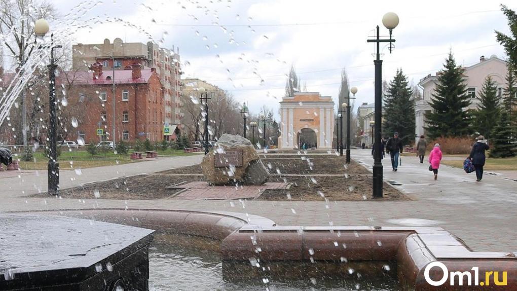 В Омске разбили старинный фонтан, отреставрированный в 2018 году