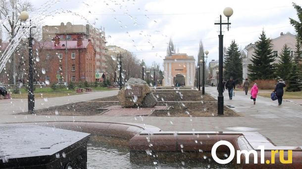 В Омске разбили старинный фонтан, отреставрированный в 2018 году