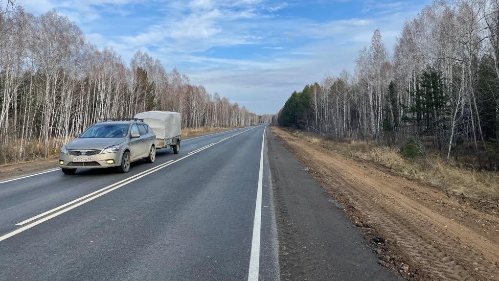 Трассу к «Пяти озёрам» в Омской области открыли после ремонта