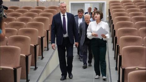 Губернатор Андрей Травников проверил ход развития социальных объектов в Искитимском районе