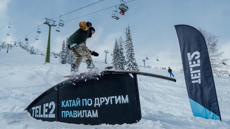 Омичи катают в Шерегеше по три часа в день