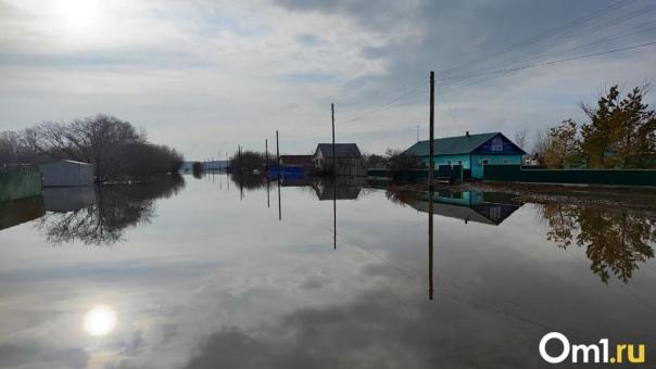Между сёлами в Новосибирской области паводок смыл дорогу