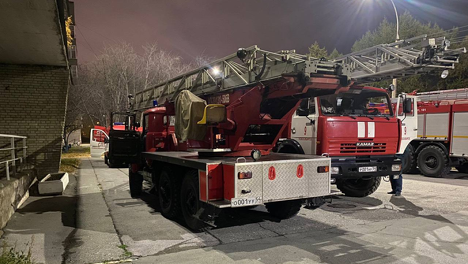 Из горящей облбольницы в Новосибирске эвакуировались 11 человек