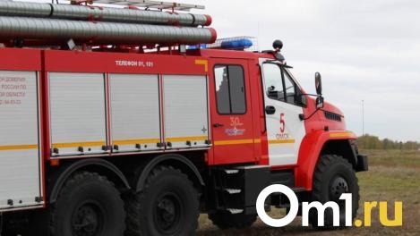 Соцсети: в Омской области сгорел школьный автобус