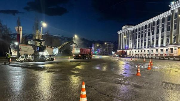 В Омске стартовал ремонт улицы Ленина