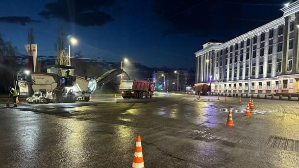 В Омске стартовал ремонт улицы Ленина