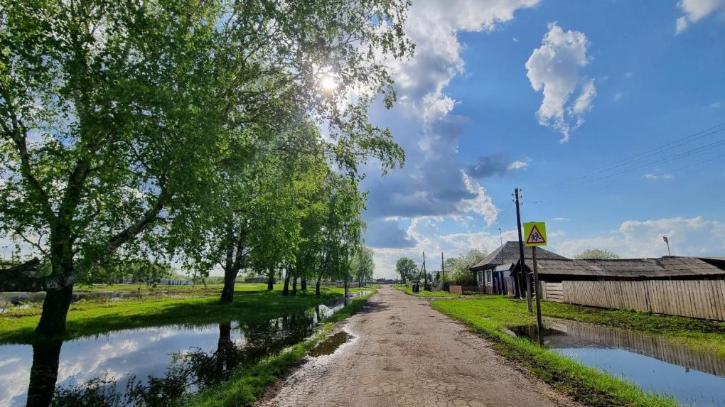 В Омской области остаётся затопленным 151 дом
