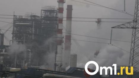 В день пожара на ОНПЗ в Омске ввели режим «чёрного неба»