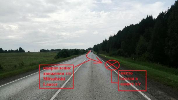 Погибший и двое раненых. На трассе под Омском машина улетела в кювет