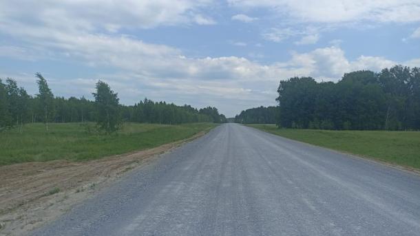 Ремонт дороги Чингис — Нижнекаменка — Завьялово завершили под Новосибирском