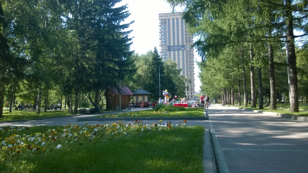 В Новосибирском сквере установят детскую площадку по просьбам жителей