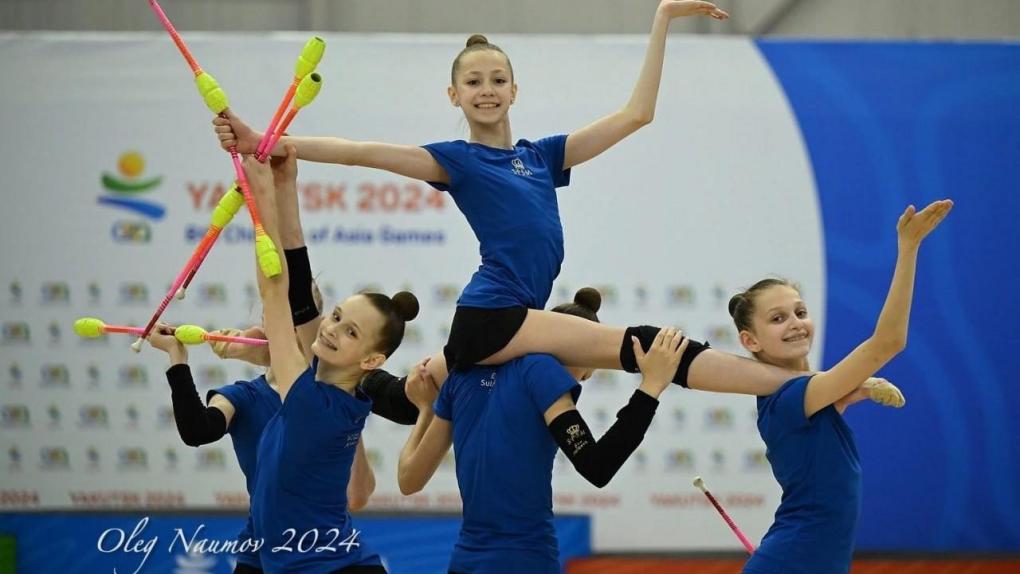 Омские гимнастки завоевали медали международных игр «Дети Азии»