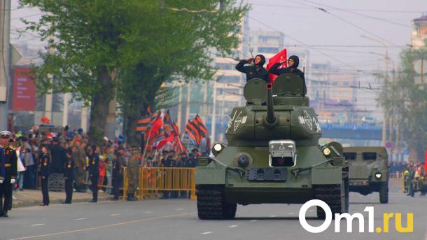 В Омске сэкономили полмиллиона рублей на украшении города к 9 Мая