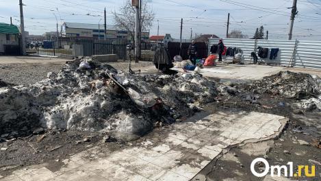«Ничего не поменялось»: трактор не сносил торговые точки мигрантов на «барахолке» в Новосибирске