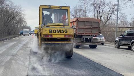 В Омске начался ремонт Красноярского тракта