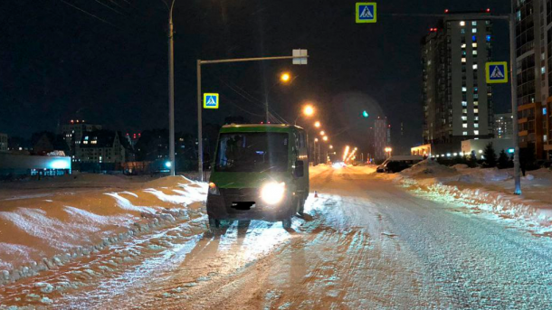 Водитель маршрутного такси №51 в Новосибирске сбил 9-летнюю девочку