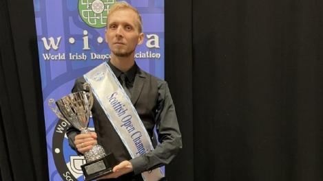 Омич завоевал первое место на чемпионате по ирландским танцам в Шотландии