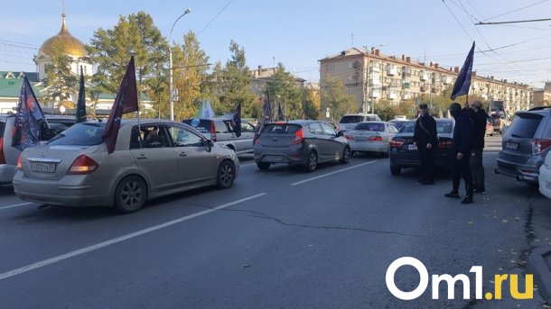 ЧВК «Вагнер» проводят автопробег в память о Пригожине в Новосибирске