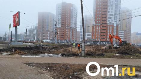 В Омске изменится работа светофоров на пересечении улиц Перелёта и Степанца