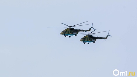 В небе над Новосибирском кружили вертолёты: с чем это связано