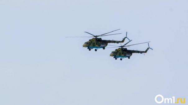 В небе над Новосибирском кружили вертолёты: с чем это связано