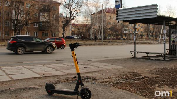 В Омске завершается сезон кикшеринга
