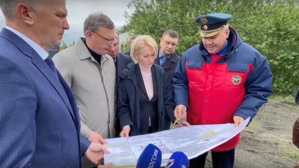 Вице-премьер России Виктория Абрамченко посетила пострадавший от пожаров Называевск