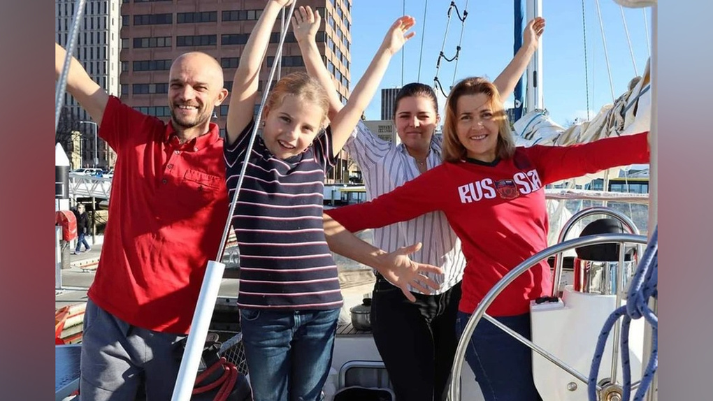 Новосибирская семья Клочковых вернулась домой после семилетнего кругосветного плавания