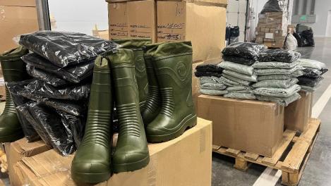 Бойцам СВО отправили зимние сапоги и тёплое бельё из Новосибирской области