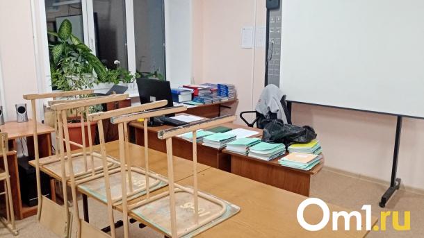 В Омске закроют школу из-за трещины в стене
