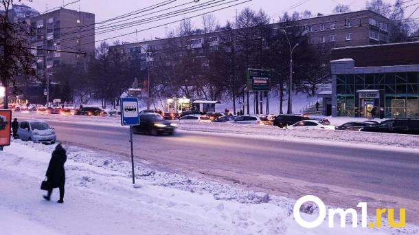 В Омске заработала новая остановка у Фрунзенского моста
