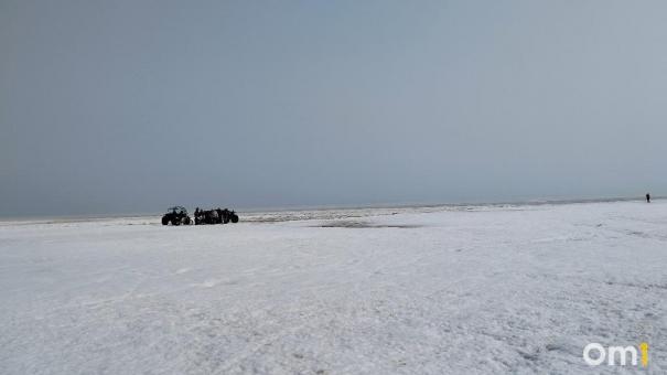 За неделю четыре машины провалились под лёд Обского водохранилища