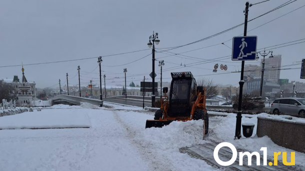 Перед резким похолоданием дорожники экстренно чистят Омск от снега