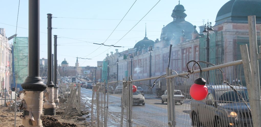 Паводок внес коррективы в реконструкцию Любинского проспекта в Омске