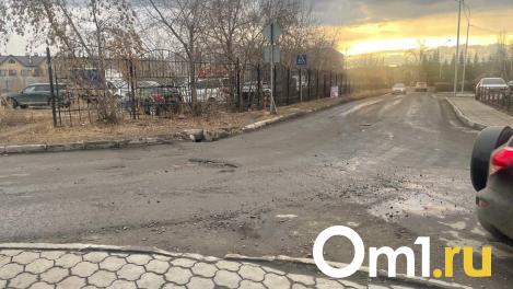 Омичи требуют привести в порядок дороги и пешеходную аллею в элитном микрорайоне