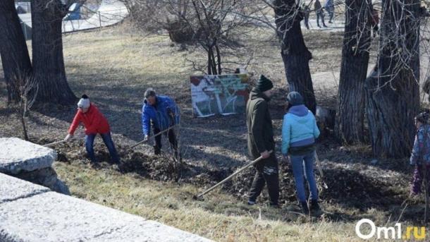 В Омске стартует общегородской весенний субботник