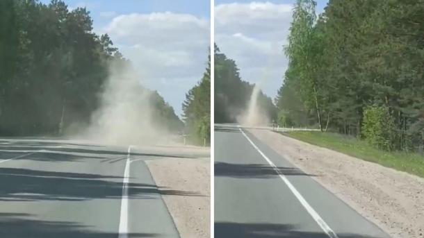 Смерч напугал жителей Новосибирской области и попал на видео