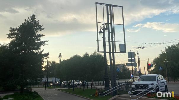 В историческом центре Омска не будут размещать рекламные видеоэкраны