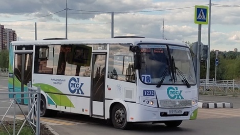 Омская мэрия усилила маршрут 78 ПАЗиками