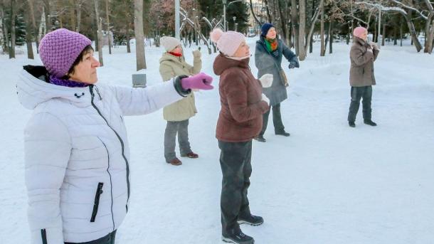 Новосибирцев приглашают на зимнюю зарядку в Центральном парке