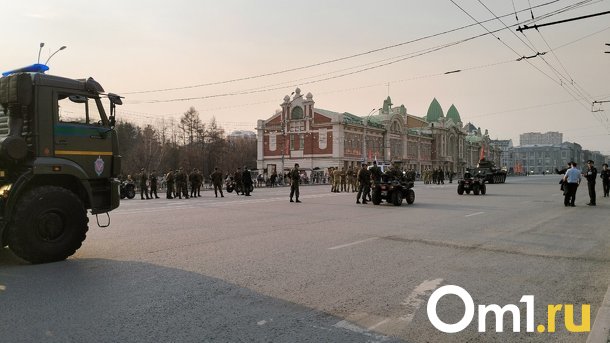В Новосибирске прошла репетиция парада Победы 2023. ФОТО