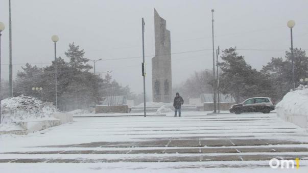 На Омскую область надвигается снежная буря