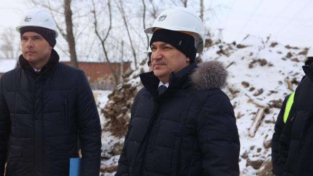 Реконструкцию моста на Сухарной проконтролировал мэр Новосибирска Максим Кудрявцев