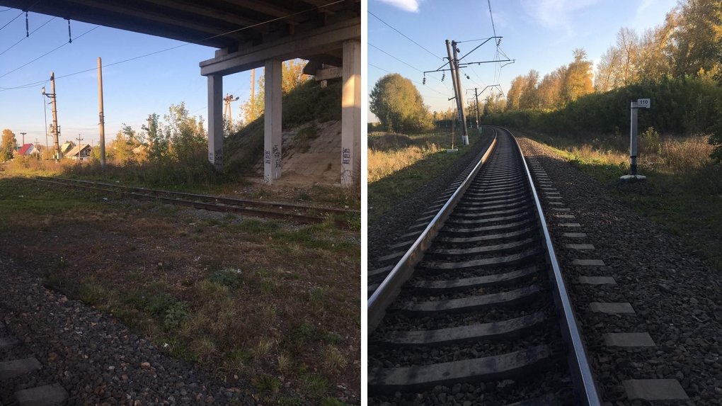 Девушка выжила после того, как ее сбил поезд под Новосибирском