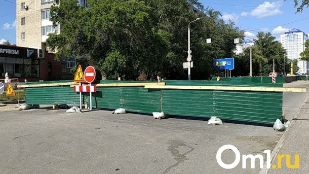 Улицу Мамина-Сибиряка в Омске перекроют на пять месяцев. Карта