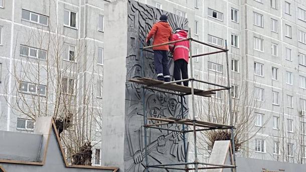 В Омске начался ремонт памятников Великой Отечественной войны