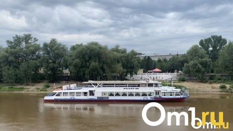 В Омске до 16 октября изменится маршрут дачного теплохода