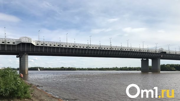 В Омске с метромоста упал мужчина