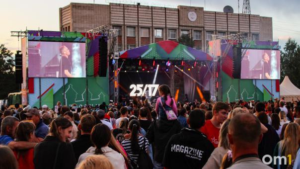 Группа «25/17» провела репетицию концерта в Омске