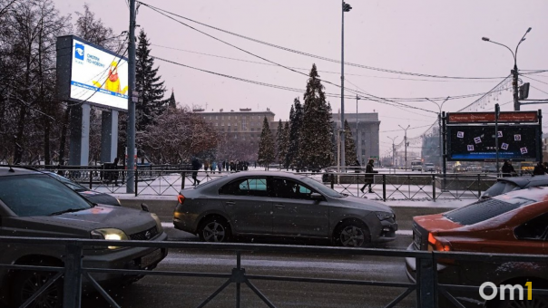 Вечером 22 декабря новосибирцы встали в 10-балльных пробках